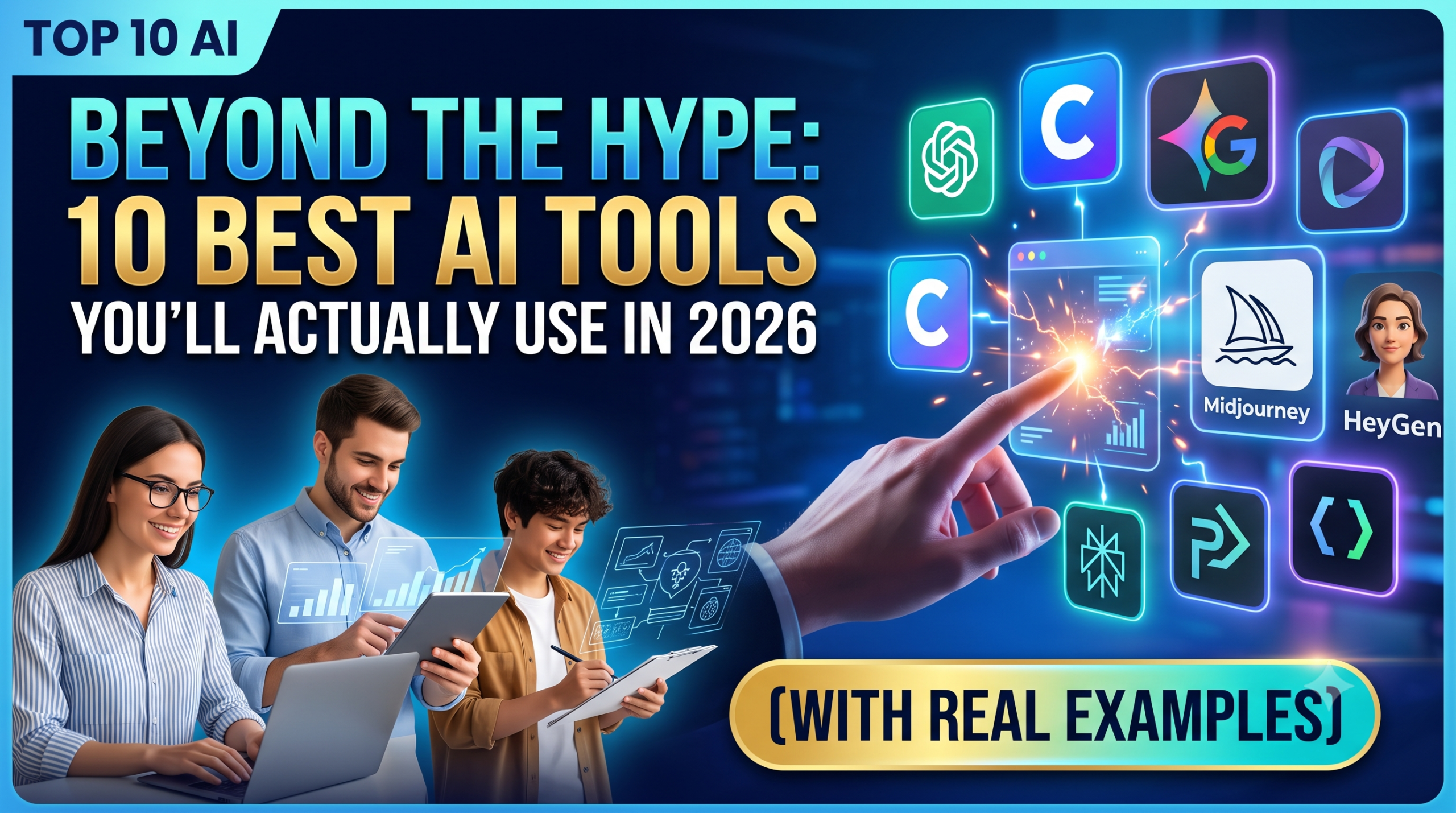 The 10 Best AI Tools You’ll Actually Use in 2026 (With Real Examples)